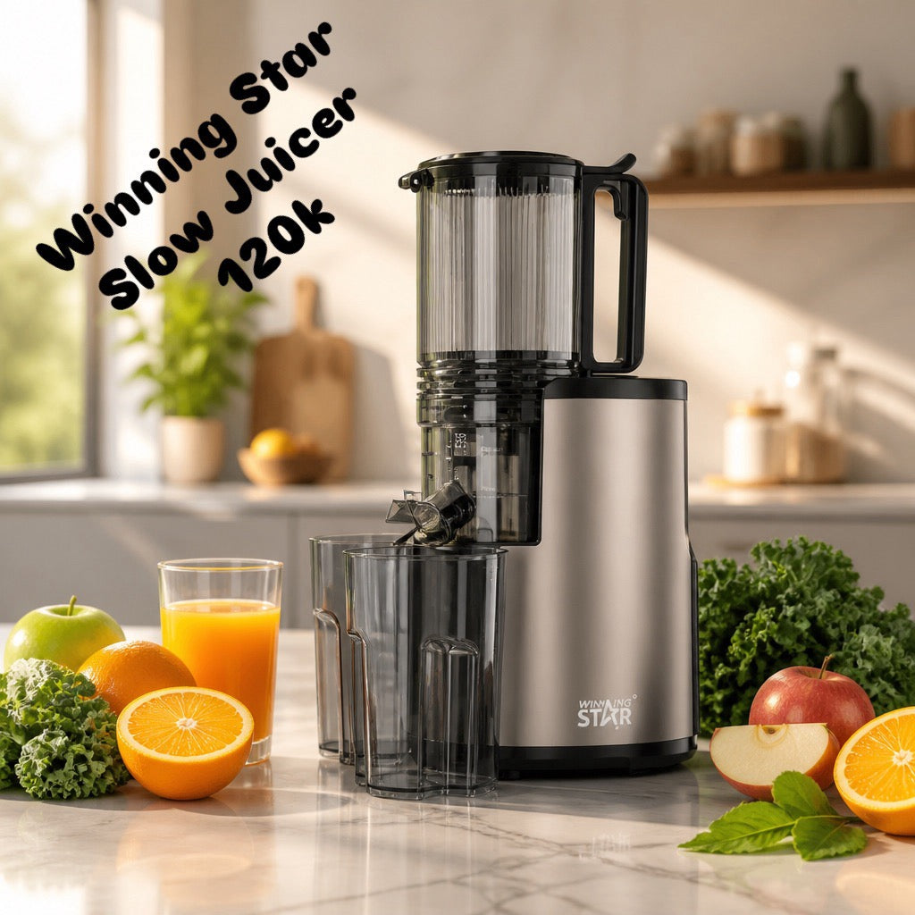 Winning Star Slow Juicer Machine - Cold Press Juice Extractor - DMG Baronyx
