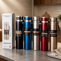 High Vacuum Thermos Cup 1000ml SUS316 Stainless Steel Sport Bottle with Strap - Hot & Cold
